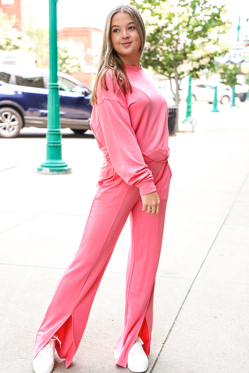 Beautiful Day Pink Pants – The Rooted Shoppe