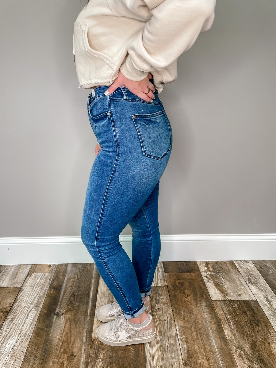 Kiley Judy Blue Tummy Control Jean The Rooted Shoppe Kiley Judy Blue Tummy Control Jean The Rooted Shoppe