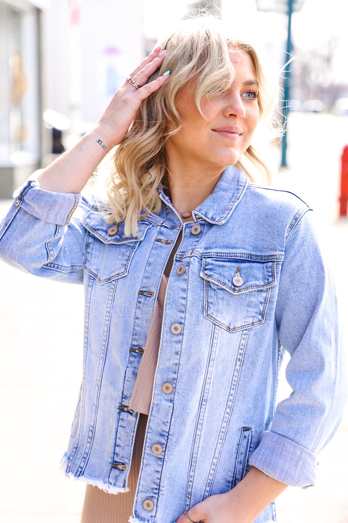 Sugar Plum Quilted Denim Jacket – The Rooted Shoppe