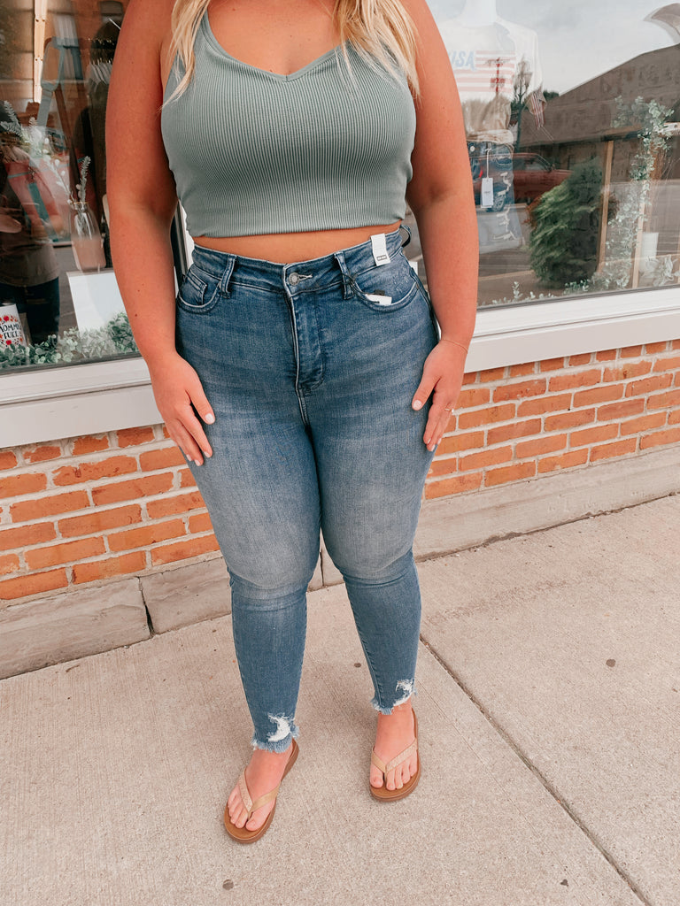 Tummy Control Jeans – The Rooted Shoppe